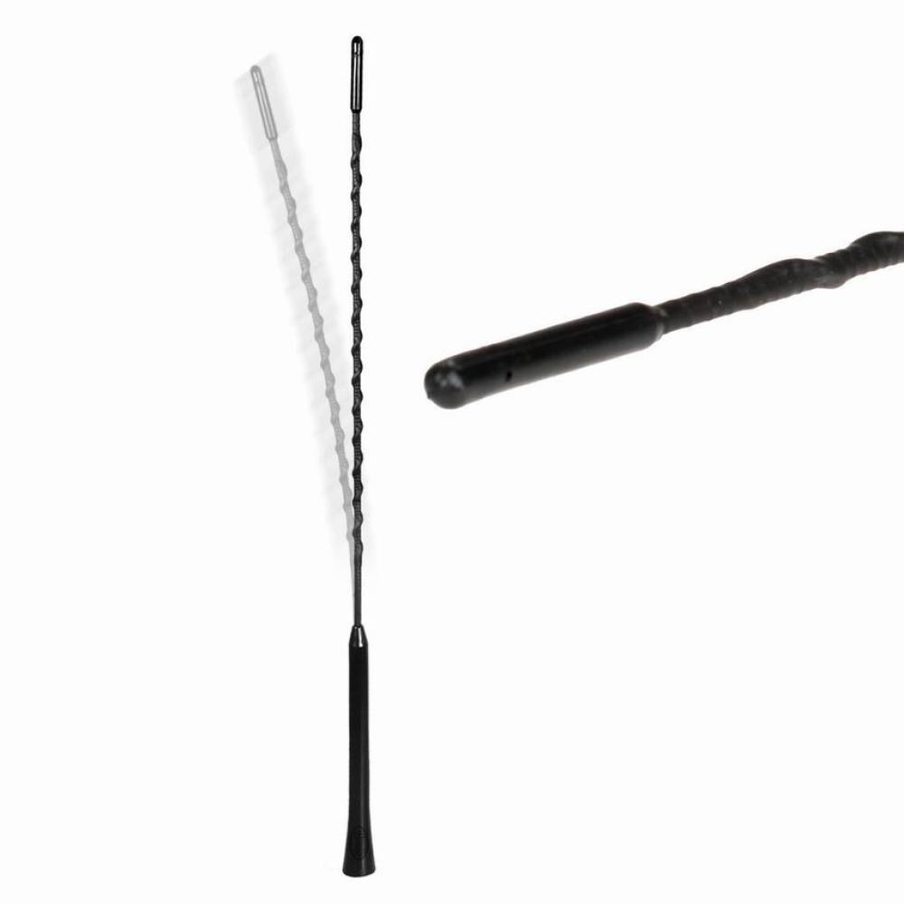 Tija antena 40cm, 3 adaptori, neagra Replacement Mast M 540.44 Heyner