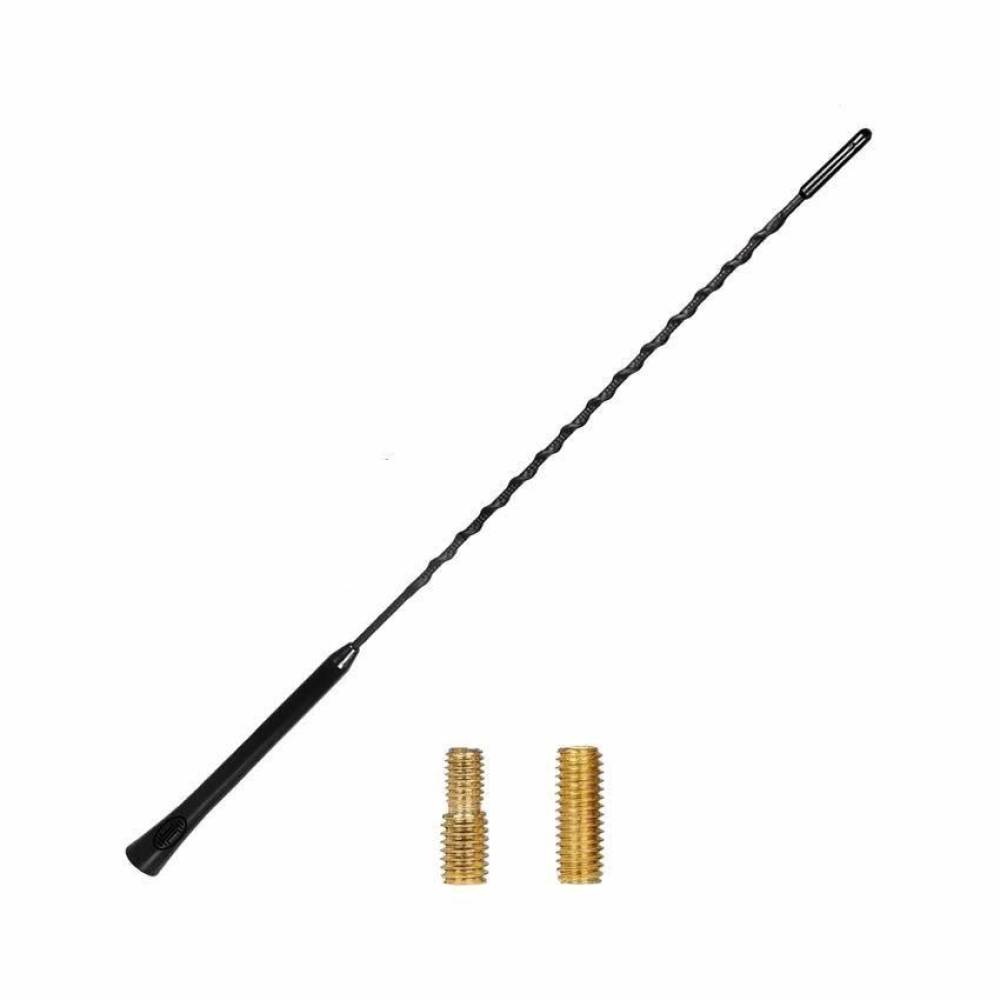 Tija antena 40cm, 3 adaptori, neagra Replacement Mast M 540.44 Heyner