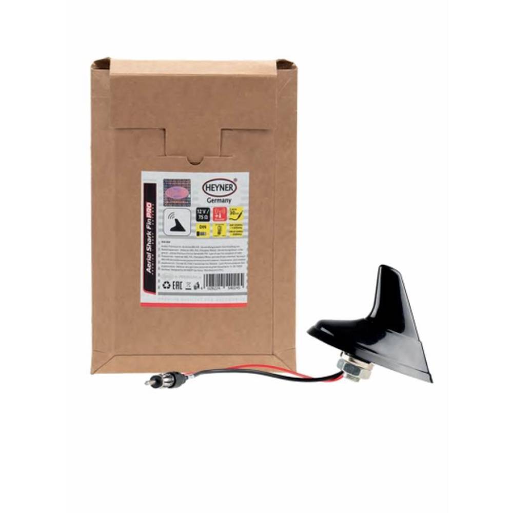 Antena auto cu amplificator, tip rechin, Aerian Shark Fin 540.24 Heyner