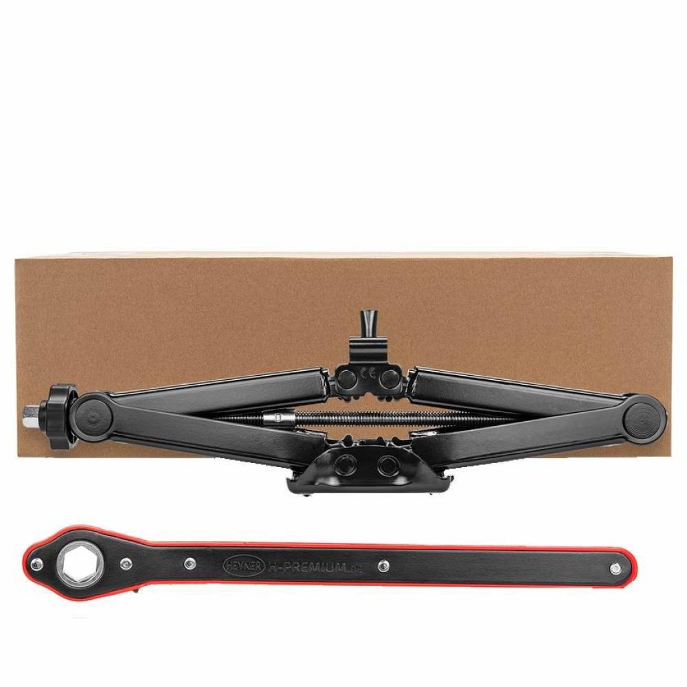 Cric foarfeca, 1335kg, 11-42cm, cu clichet, husa depozitare, OEM, Compatibil Mercedes ML/GL/S/GLE/Glc 345.21 Heyner.