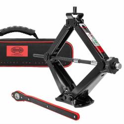 Cric foarfeca, 1335kg, 11-42cm, cu clichet, husa depozitare, OEM, Compatibil Mercedes ML/GL/S/GLE/Glc 345.21 Heyner.