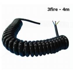 Cablu electric spiralat 3 fire 3x1.5, 4m, (40->320cm) PS3/3x1.5/4m