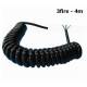 Cablu electric spiralat 3 fire 3x1.5, 4m, (40->320cm) PS3/3x1.5/4m