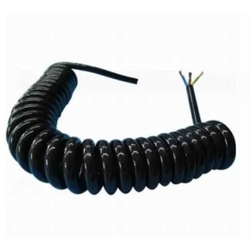 Cablu electric spiralat 3 fire 3x1.5, 2m, (15-->130cm) PS3/3x1.5/2m