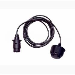 Cablu cu PRIZA + FISA 7pinI, 12V, cablu 3.0m -YLY Hybsz PP3*7/WG
