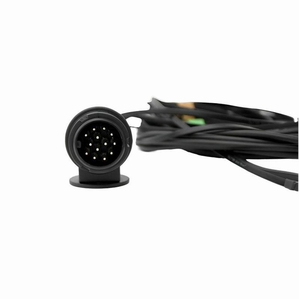 Instalatie electrica cablaj remorca 12V, cu fisa 13 pini si 2 mufe baioneta 5 pini si cablaj lampi gabarit, 2x 7m cu 2x 5m,  IDP-7,0-5,0-13PIN-5PIN