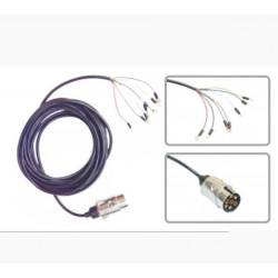 Cablaj remorca 12m cu fisa metal 7pini, YLY Hybsz PM12*7/WK