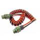 Cablu electric spiralat 2 fire  2x35mm2, 4m, cu 2 fise, tip  NATO PS2x35.00/4m