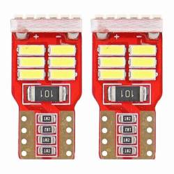 Set 2 becuri T10, cu LED, 12V W5W 5600k 01286 Amio