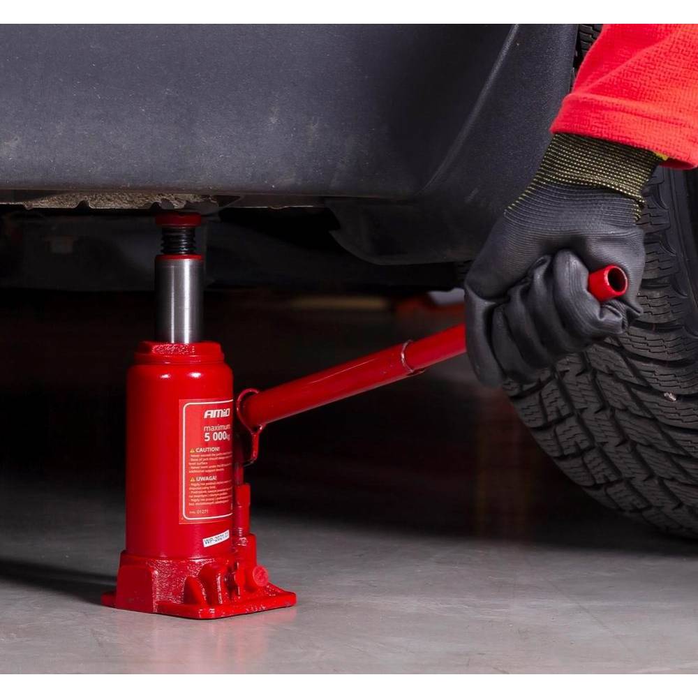 Cric hidraulic 5T, 18-35cm, 01271 Amio