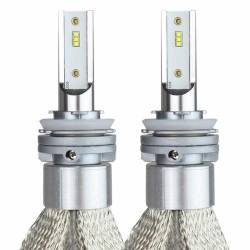 Set 2 becuri H8, H9, H11, 6 LED-uri, 6-18V, 25W, 3500lm, Canbus, RS+ Series, 01086 Amio