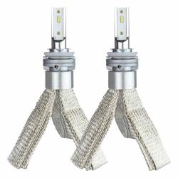 Set 2 becuri H8, H9, H11, 6 LED-uri, 6-18V, 25W, 3500lm, Canbus, RS+ Series, 01086 Amio