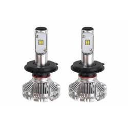 Set 2 becuri H4, 2 LED-uri, 9-18V, 40W, 3200lm, 6000K, SX Series 01062 Amio