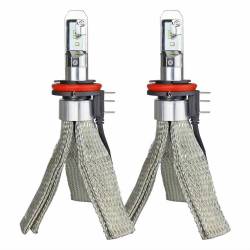 Set 2 becuri H15, LED, 9-16V, 50W, 3200lm, 6000K, Canbus, RS+ Series Slim, 01080 Amio