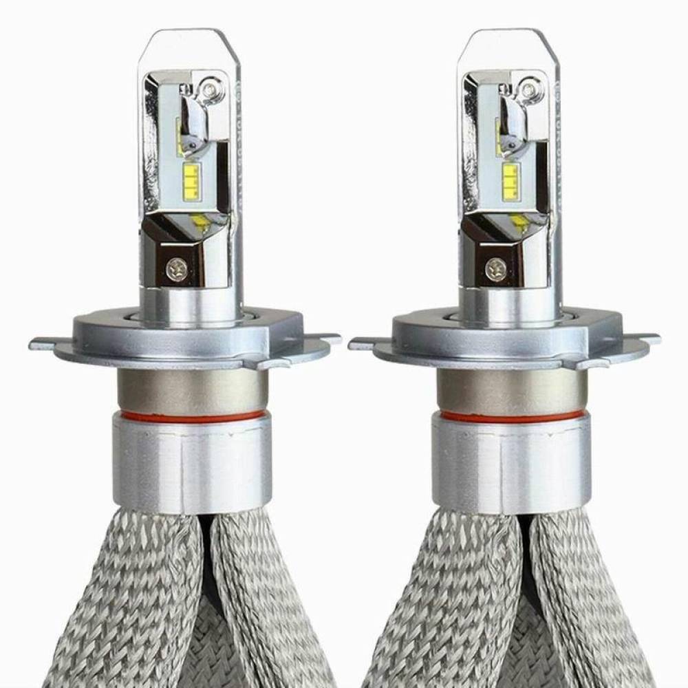 Set 2 becuri H4, LED, 12-36V, 50W, 3500lm, 6000K, slim, Canbus, RS+ Series 01082 Amio