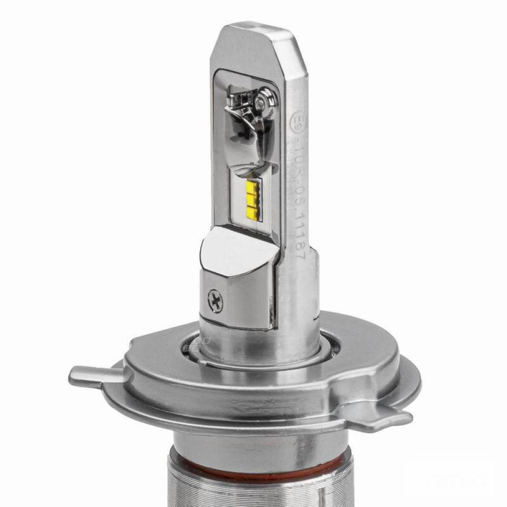 Set 2 becuri H4, LED, 12-36V, 50W, 3500lm, 6000K, slim, Canbus, RS+ Series 01082 Amio