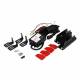 Set 2 proiectoare zi DRL 125x24mm 12/24V, 4 LED-uri, DRL540PRO 01528 Amio