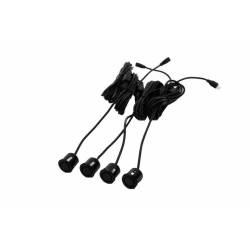 Set 4 senzori parcare Buzzer, 22mm, negri, 01567 Amio