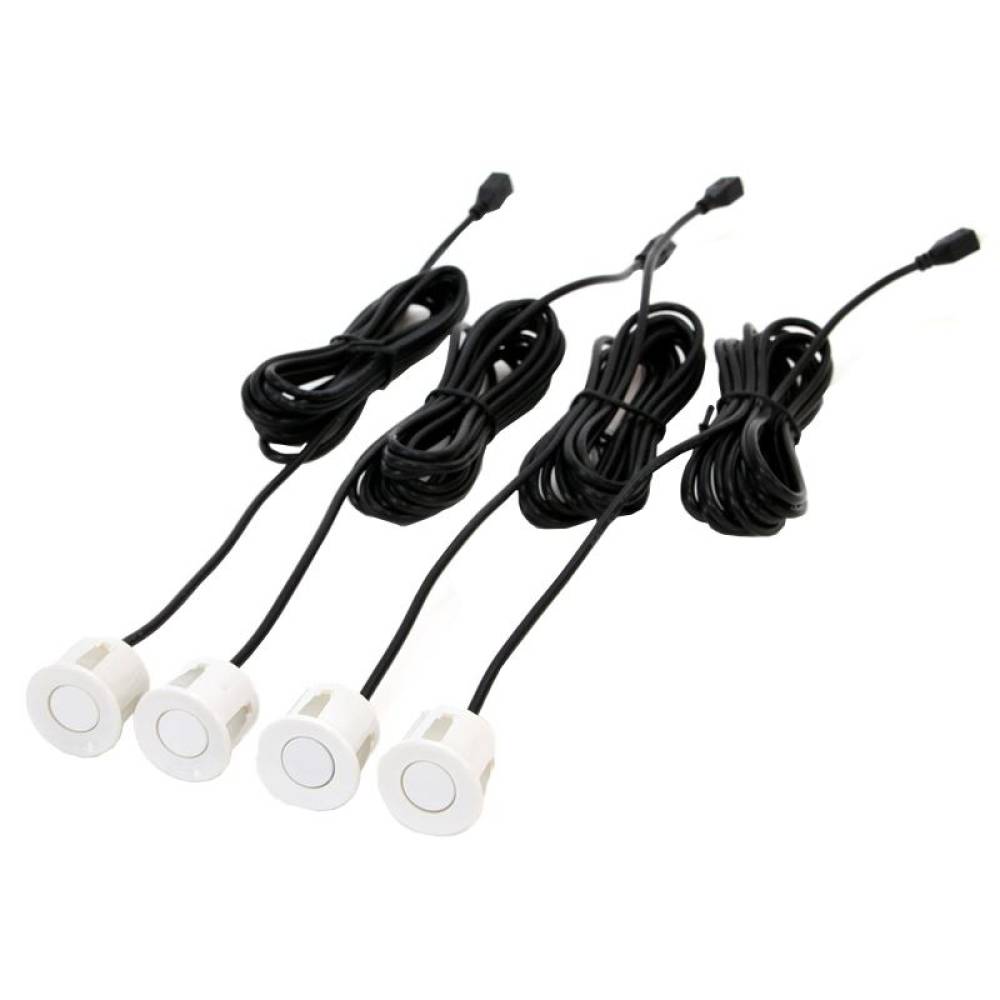 Set 4 senzori de parcare cu afisaj cu LED, albi 01566 Amio