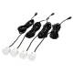 Set 4 senzori de parcare cu afisaj cu LED, albi 01566 Amio