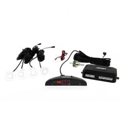 Set 4 senzori de parcare cu afisaj cu LED, albi 01566 Amio