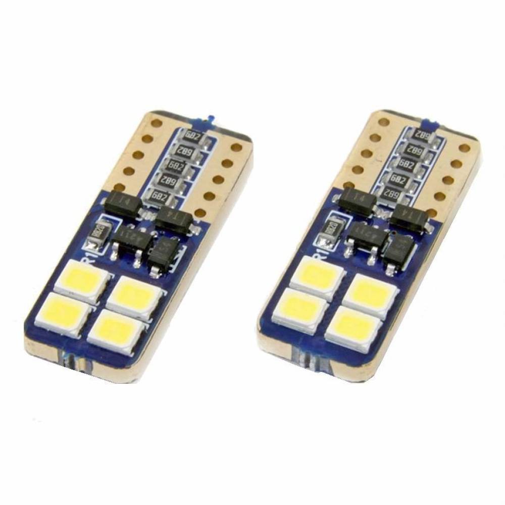 Set 2 becuri T10, cu Led 12-24V W5W Canbus, 01635 Amio