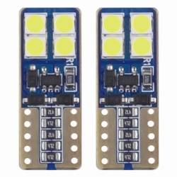 Set 2 becuri T10, cu Led 12-24V W5W Canbus, 01635 Amio