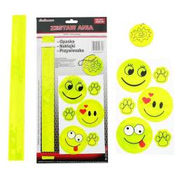 Accesorii reflectorizante bicicleta copii Amio 01618