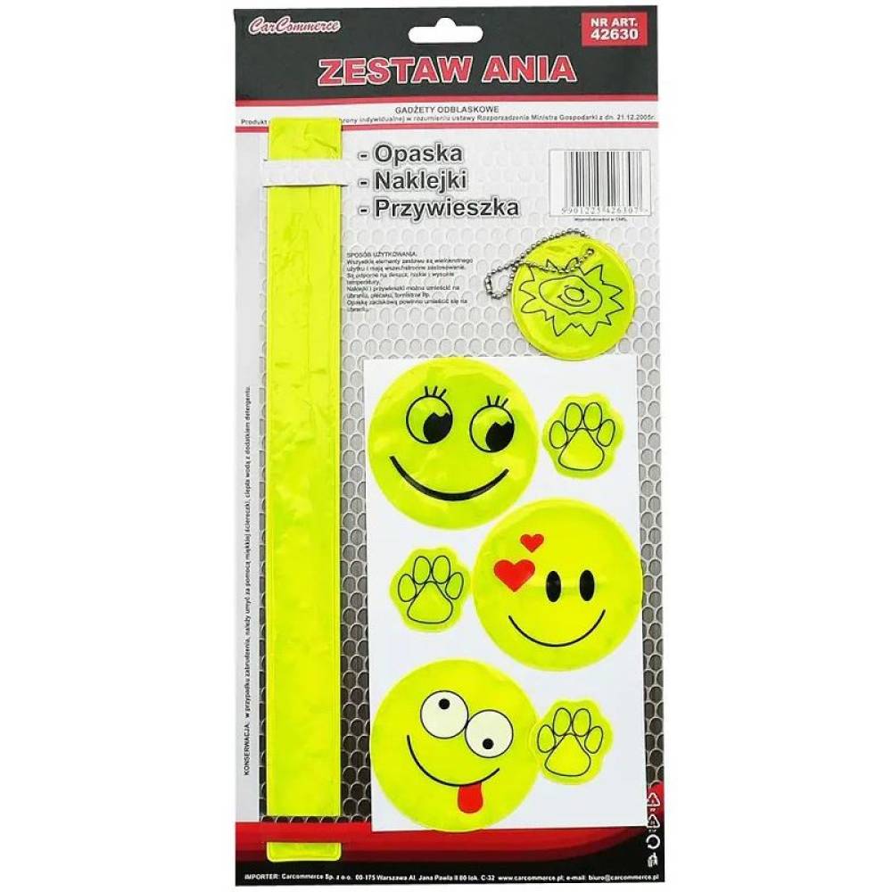Accesorii reflectorizante bicicleta copii Amio 01618