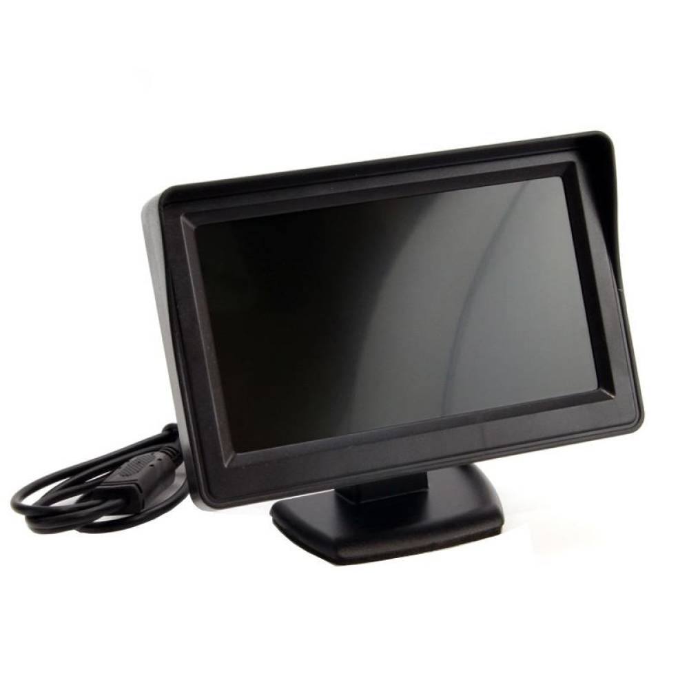 Camera marsarier cu senzori si monitor, kit asistenta parcare cu camera HD301, 4 senzori si ecran TFT01, alarma 01593 Amio  