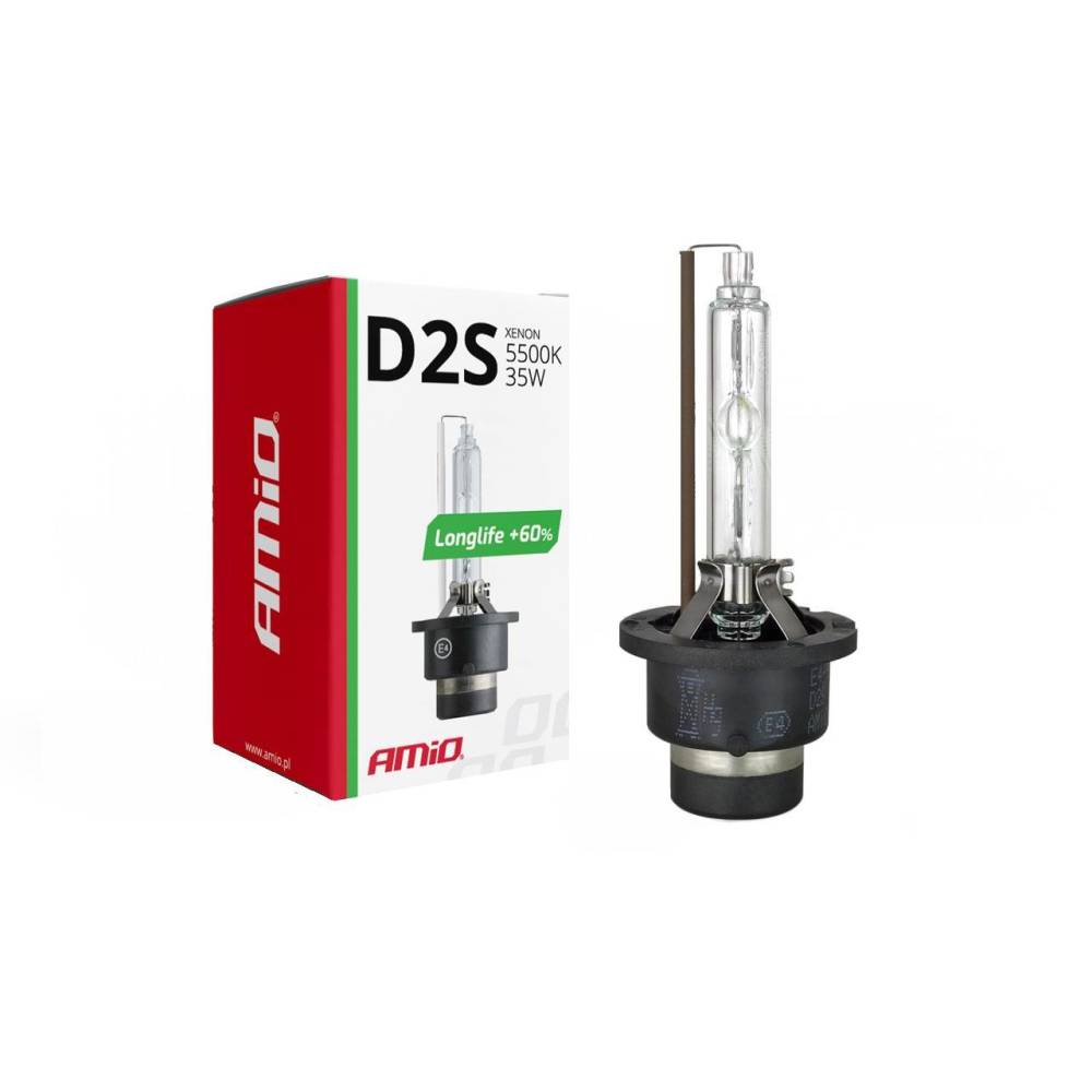 Bec Xenon D2S 5500K 12V 35W, +60%Longer Life 01974 Amio