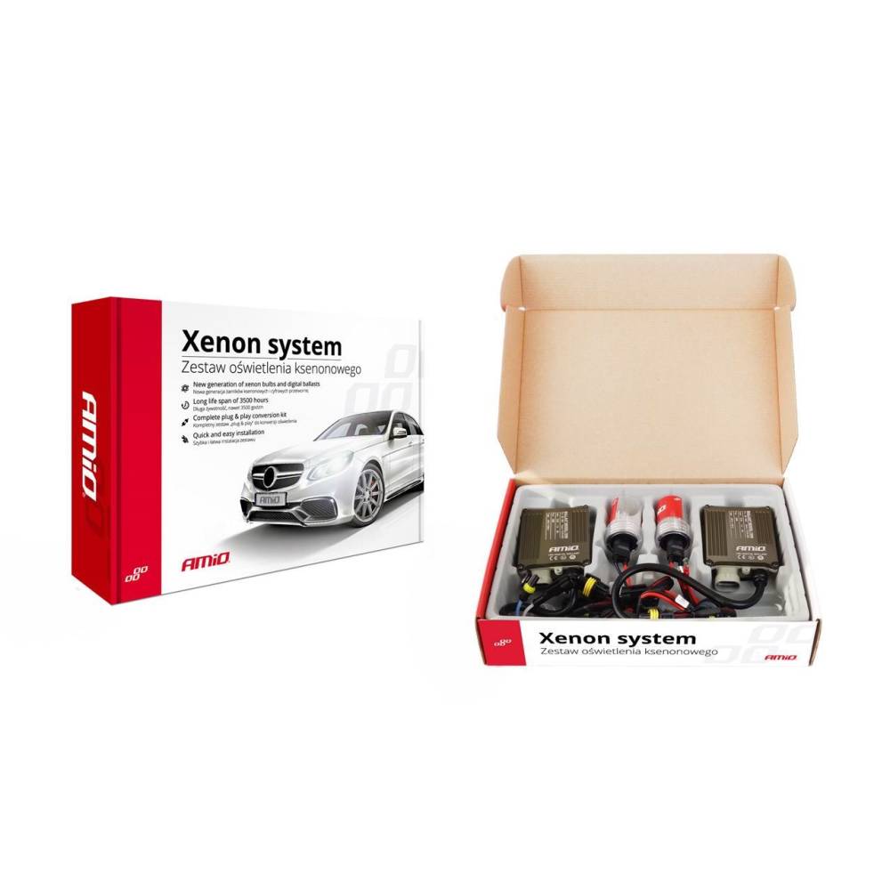 Instalatie xenon H7 12V 4300K balast S1068 Canbus 01906 Amio