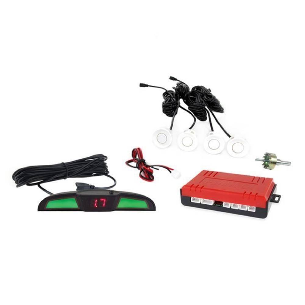 Senzori parcare cu afisaj cu LED, albi, fi22 02283 Amio