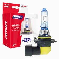 Set 2 becuri HB3 12V 60W, extra 130%, Limited Duo box 02103 Amio