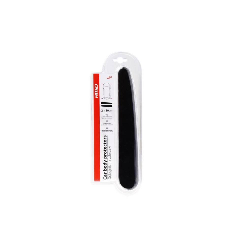 Set 2 bucati bandou protectie bara negru, 2x 30cm, 02504 Amio