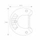 Proiector LED Bar 800x74 COMBO, 220 LED-uri, 660W, 66000lm, Awl31 02545 Amio