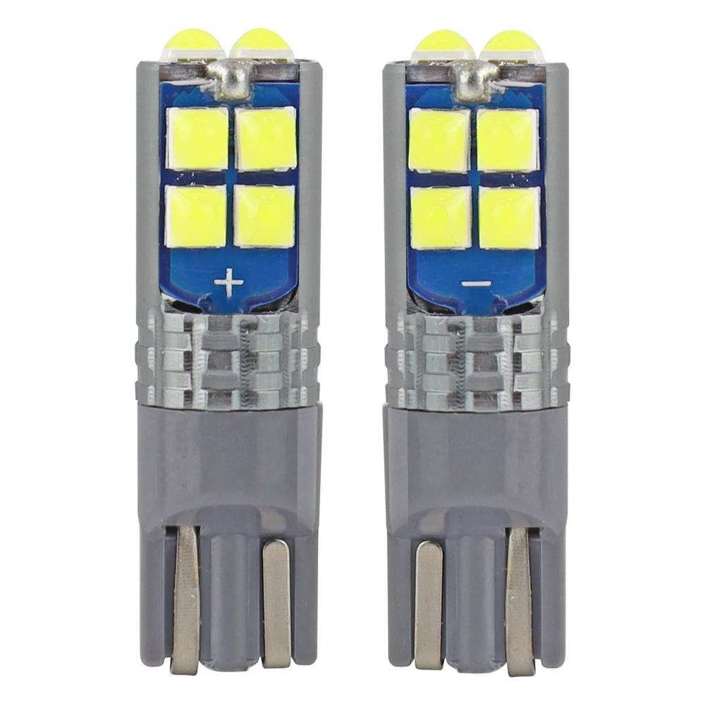 Set 2 becuri T10, 12 Led-uri, 12-24V W5W, Canbus 02447 Amio