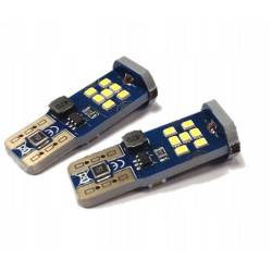 Set 2 becuri T10 cu LED, 12V, W5W, 1W, Ultra Bright Canbus 02445 Amio