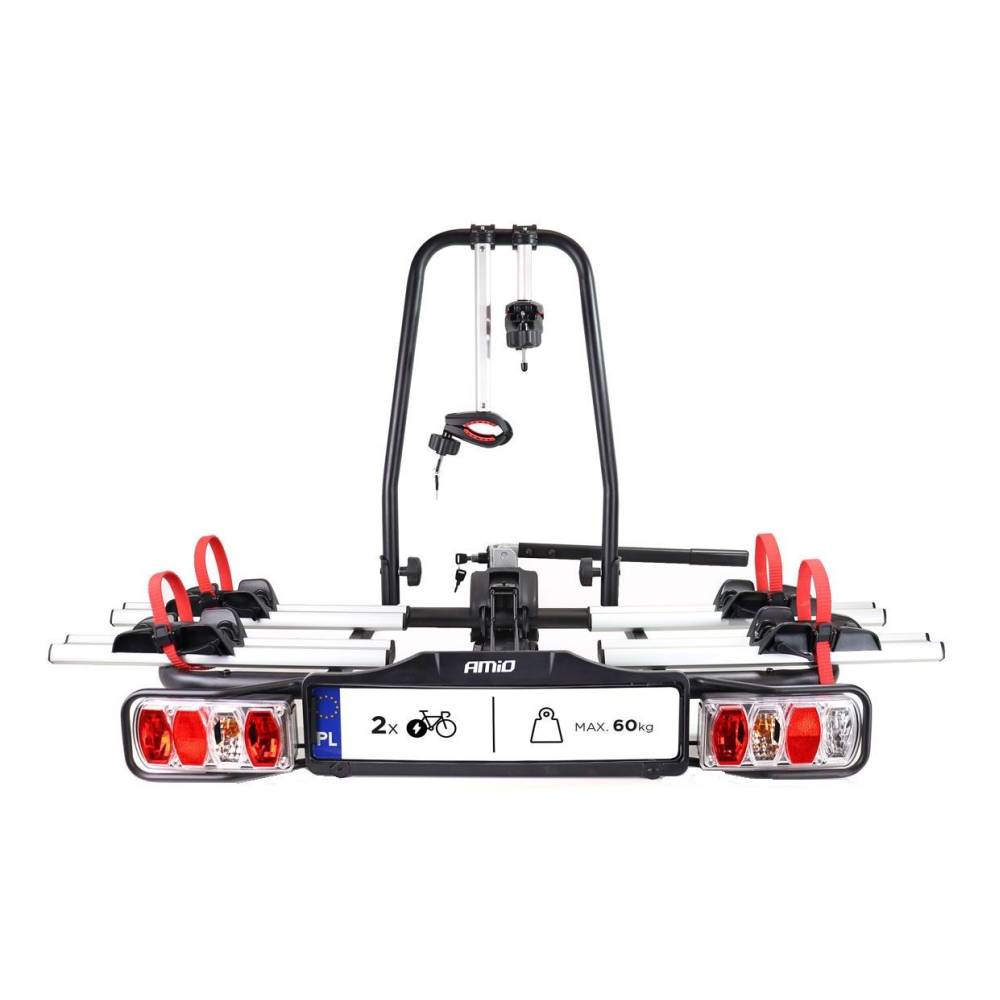 Suport auto pentru 2 biciclete, prindere pe carlig 02585 Amio
