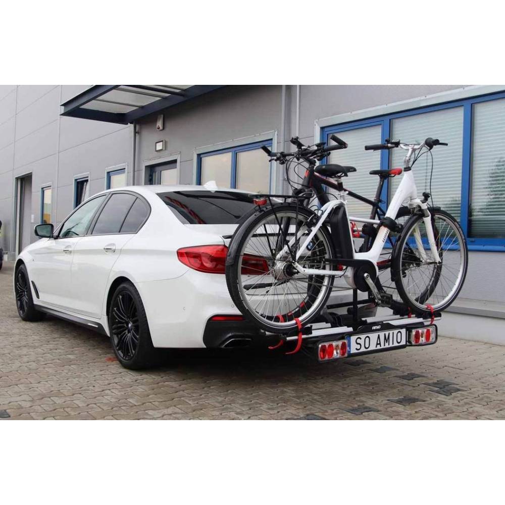 Suport auto pentru 2 biciclete, prindere pe carlig 02585 Amio