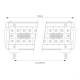 Proiector LED bar 720x74, bara LED COMBO, 600W, 60000lm, Awl30 02544 Amio Proiector LED bar 720x74, bara LED COMBO, 600W, 60000lm, Awl30 02544 Amio