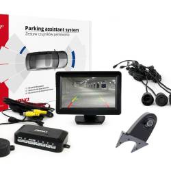 Camera marsarier cu senzori si monitor, montare plafon spate, monitor 4.3