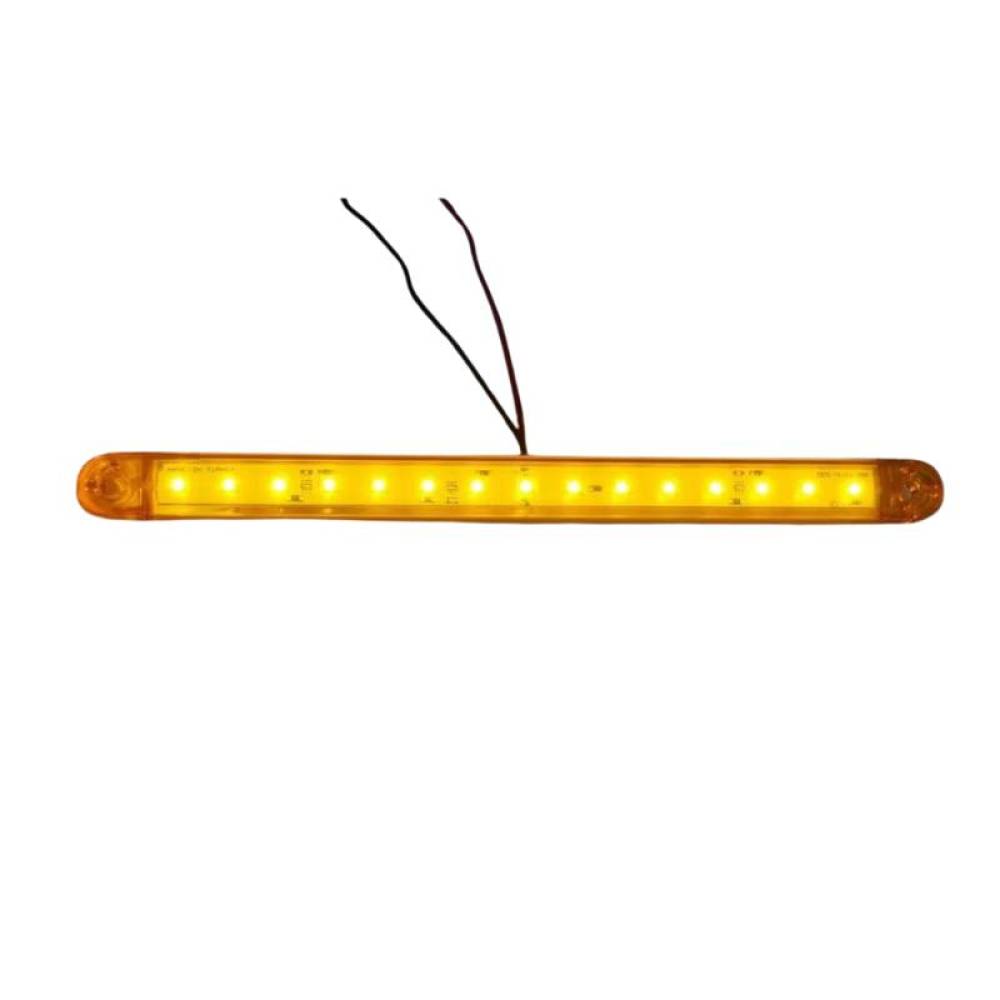Lampa gabarit 240x21mm, cu LED, 12-24V, galbena FormPlas FR0306-S