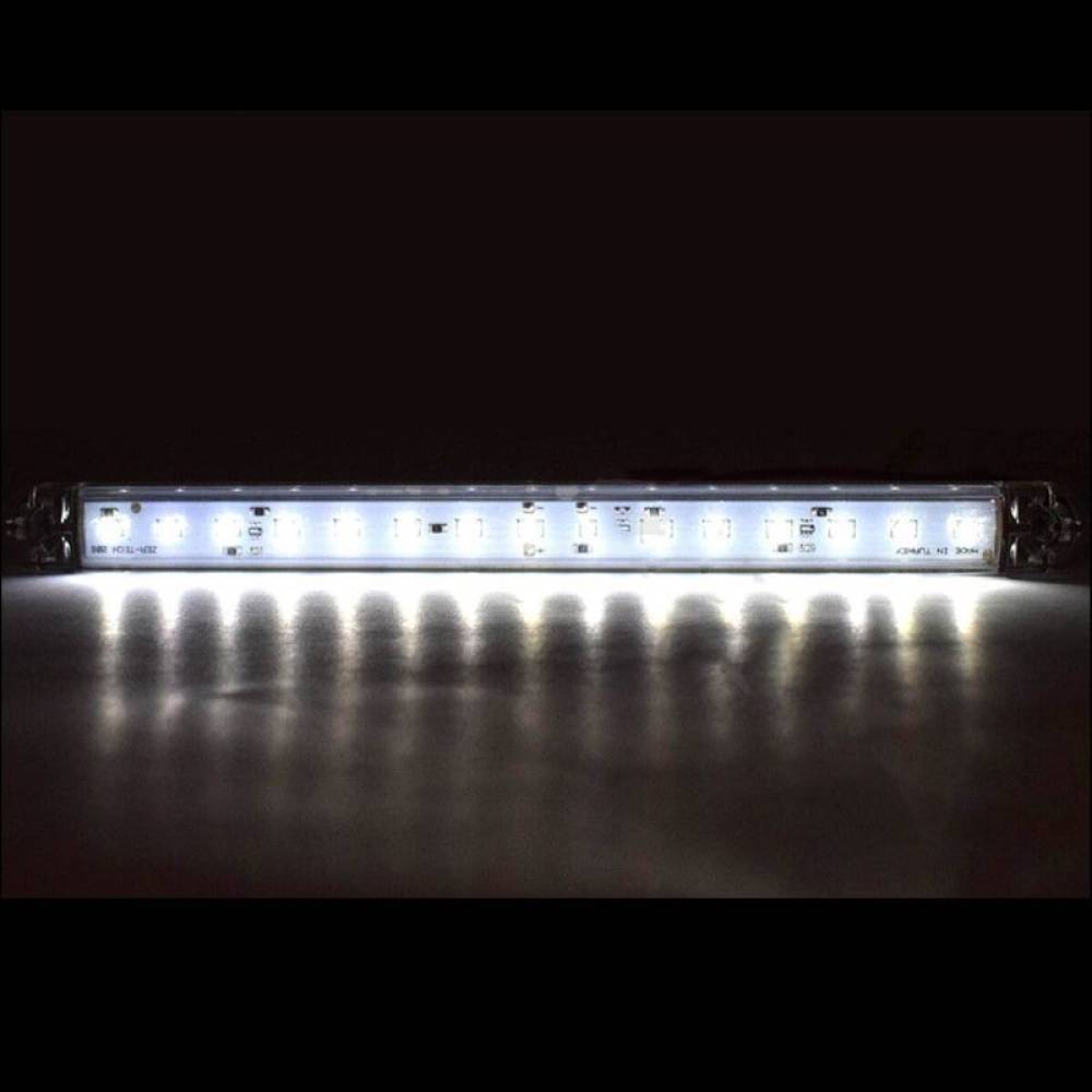 Lampa gabarit 240x21, cu LED, 12-24V alba FormPlas FR0306-B