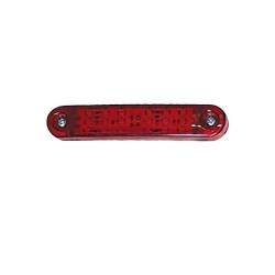 Lampa gabarit 130x24, 18 Leduri, rosie, 12-24V, Yuce YP-138-K