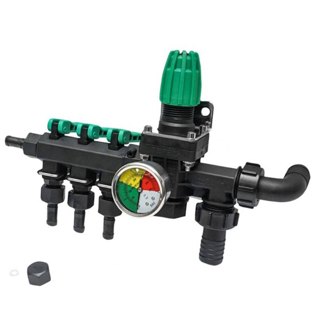 Distribuitor erbicidat cu 3 cai cu manometru glicerina bk CZ99