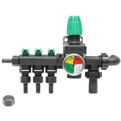 Distribuitor erbicidat cu 3 cai cu manometru glicerina bk CZ99