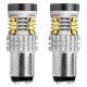 Set 2 becuri stop frana 24 LED-uri 12/24V, P21/5W BAY15d Canbus 02798 Amio