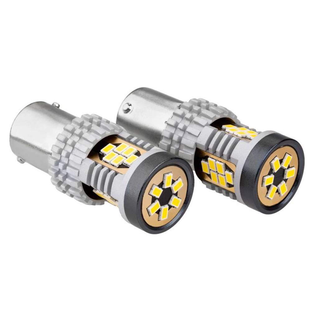 Set 2 becuri semnalizare, 24 LED-uri, 12/24V, P21W BA15s Canbus 02797 Amio Set 2 becuri semnalizare, 24 LED-uri, 12/24V, P21W BA15s Canbus 02797 Amio