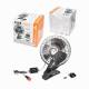 Ventilator 12V, fi17cm, metalic, prindere cu clips, 1976 Automax